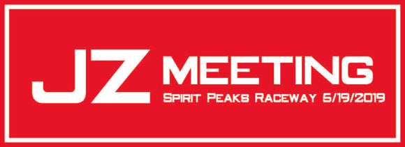 2019 JZ Meeting Decal - Red